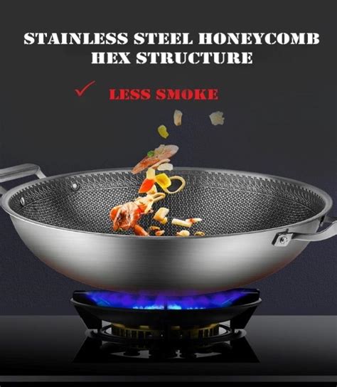 Whether you're looking for a d2 steel blades or steel pro, we've got you covered with a variety of styles. BN 38cm Stainless Steel Honeycomb Non-Stick Frying Wok ...