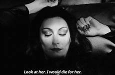 gif her look giphy morticia addams family gomez bw everything film movie has