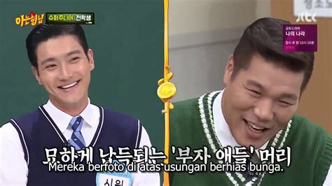 Shindong (super junior), yeo esther, highlight. Super junior knowing Brother 2019 episode 200 (Sub Indo ...
