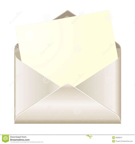 Once you find a graphic to start from, just tap or click to open the document in the editor. Open envelope with card stock vector. Illustration of ...