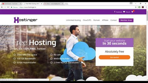 Check spelling or type a new query. Free Website hosting on Hostinger | Free Hosting | Step 01 ...