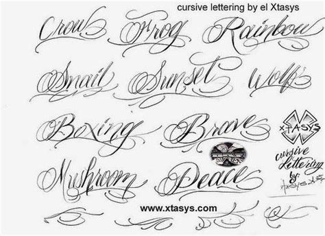 Cursive tattoo fonts, which are custom designed by the many tattoo artists across the globe, require a lot of artistic talent and personal creativity. Fancy Handwriting Tattoos | Tattoo fonts generator, Tattoo ...