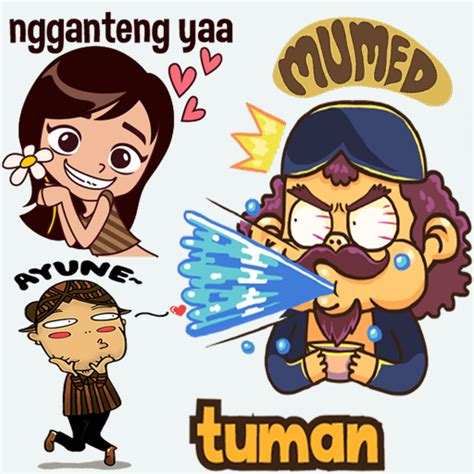 Anda bisa download aplikasi stiker wa lucu ini melalui link yang ada di bawah ini. Bahasa Jawa Kata Kata Lucu Buat Stiker Wa - LIRIK LAGU