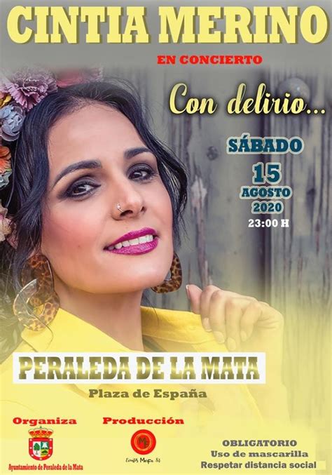 Hemos encontrado interesantes resultados, pero algunos están fuera de peraleda de la mata. Evento: Cintia Merino (2020) - Peraleda de la Mata ...