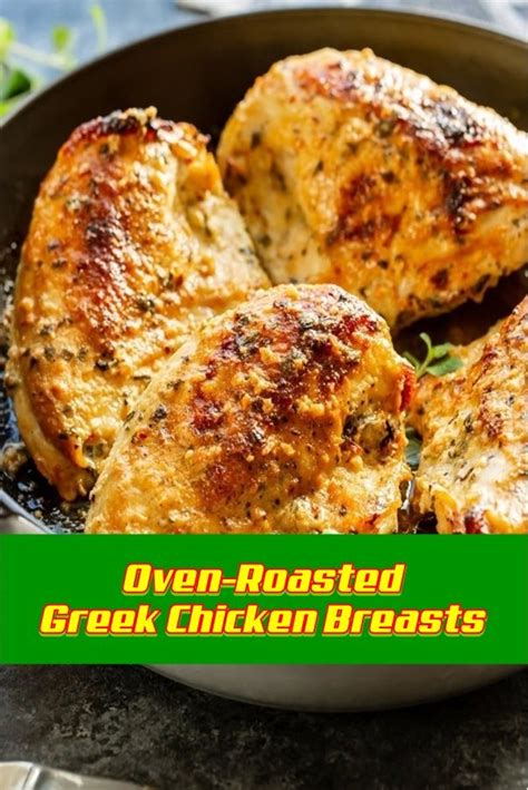 #Oven #Roasted #Greek #Chicken #Breasts | Easy chicken ...