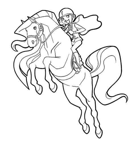 Free printable realistic horse coloring page. Horse riding coloring pages download and print for free
