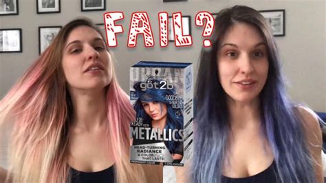 Say goodbye to boring colors! I dyed my hair from PINK to METALLIC BLUE || DIY at home ...