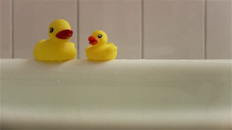 Find the perfect rubber duck stock illustrations from getty images. Rubber Ducks On a Bathtub Stock Footage Video (100% ...