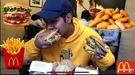 The bts meal has hit mcdonald's locations in toronto on its world tour, and fans are eagerly snapping it up and snapping photos of its photogenic p. 🍟Eating McDonalds Biggest🍔McMaharaja Burger Full Meal ...