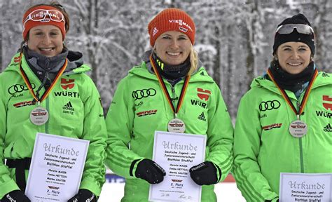 Janina hettich und marion deigentesch schaffen im einzel in antholz ihre bisher besten ergebnisse. Janina Hettich und Florian Lipowitz triumphieren zweimal ...