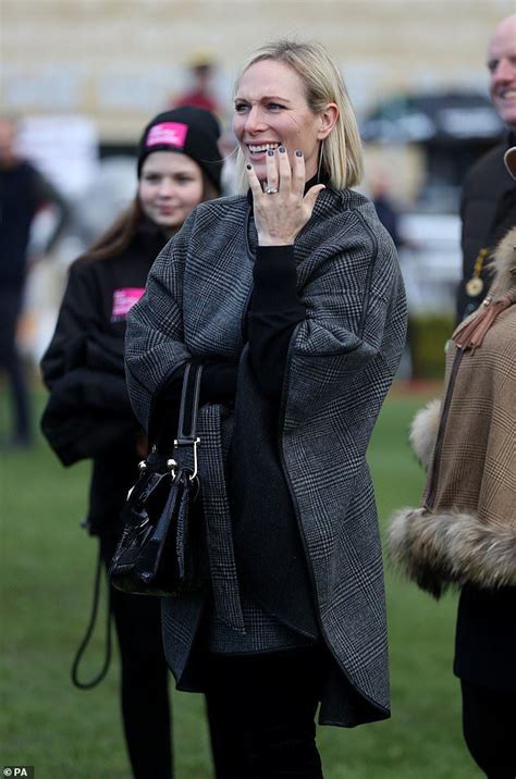 Kourtney kardashian proves to be perfect rockstar girlfriend as she steps out with travis barker. Dressed down Zara Tindall arrives at Cheltenham Racecourse ...