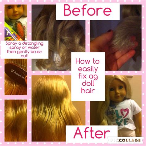 Diy how to fix tangled and old doll hair!! Quick, easy and ...