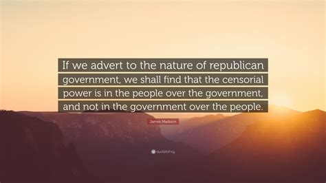 Anglican clergy were employed by the government and acted as teachers, becoming officials of the state. James Madison Quote: "If we advert to the nature of ...