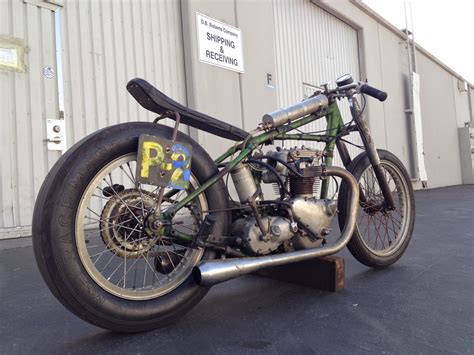 Triumph xxxx xta speed twin xxxcc motorcyclenumber: Born Loser: 1952 Triumph Pre Unit Drag Bike For Sale