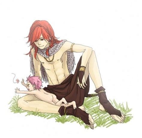 A human form for the sky dragon grandine from fairy tail! weeablogger: Human Igneel and baby Natsu -- I don't even ...