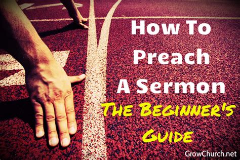 More information on writing a sermon outline. 7 Top Tips: How to Preach a Sermon (The Beginner's Guide)