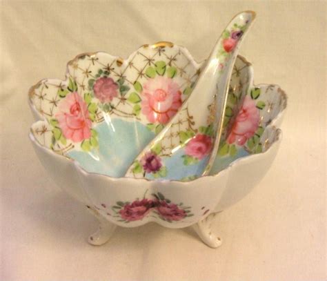 Maybe you would like to learn more about one of these? Antiques 3 Legged Ceramic Porcelain Bowl Floral Pattern ...