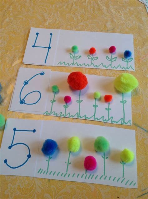 No os perdáis cómo aprender matemáticas con manualidades para niños. Juegos matemáticos para trabajar los números y otros ...