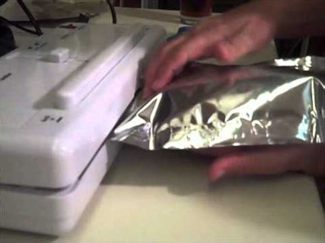 This is a quick and efficient way of storing items for long term storage. Vacuum Sealing Mylar Bags - YouTube
