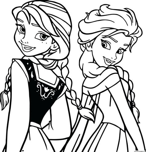 Printable disney easter coloring pages for preschoolers. Full Size Frozen Coloring Pages in 2020 | Elsa coloring ...