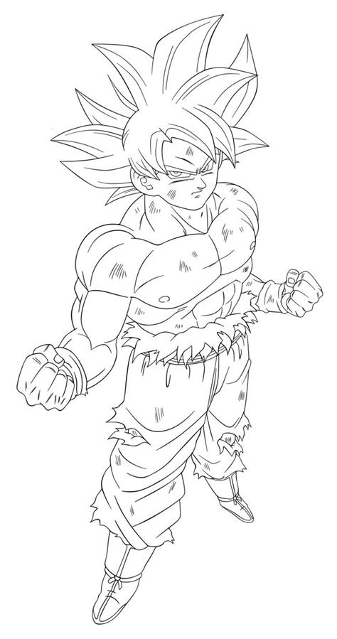 Goku displays a new form with silverish whitish hair from the. Goku Ultra Instinct by Andrewdb13 on DeviantArt | Dragon ...