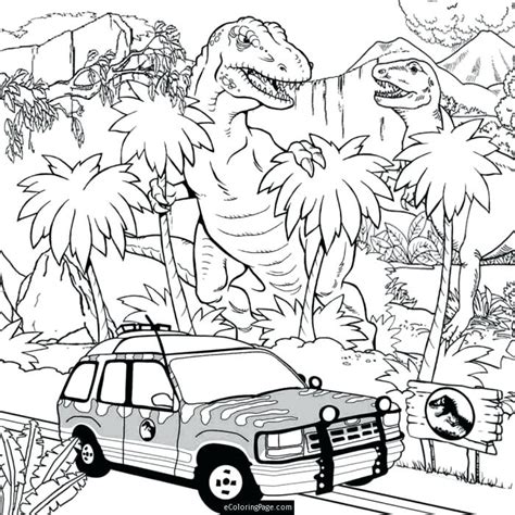 If you're fans of dinosaur, you're surely enjoy to color our jurassic world coloring pictures. Kleurplaten: Kleurplaat Jurassic Park