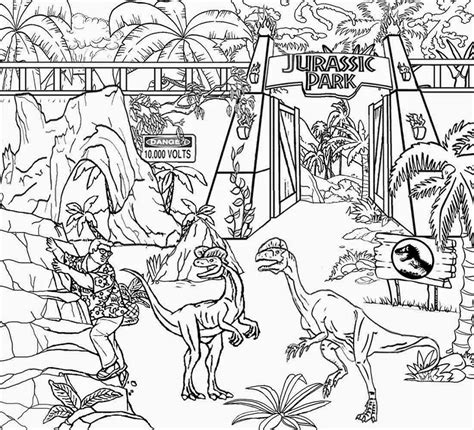 We all remember jurassic park. Logo Of Jurassic World Coloring Page - Free Printable ...