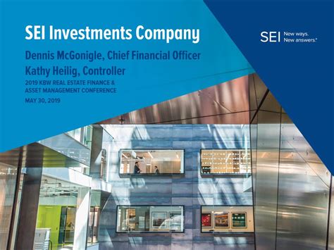 SEI Investments (SEIC) Presents At Keefe, Bruyette & Woods Mortgage Finance & Asset Management ...