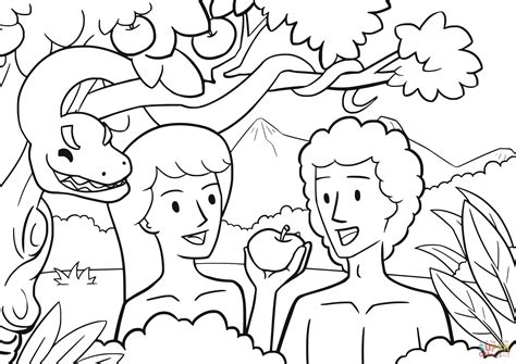 The First Sin coloring page | Free Printable Coloring Pages