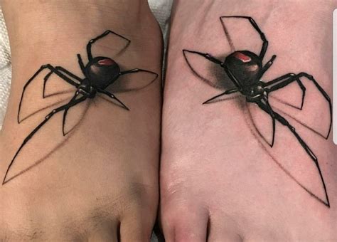 Black widow spider tattoo by jeff at madison tattoo shop, north hollywood, california. Black widow spider | Black widow spider, Widow spider, Spider