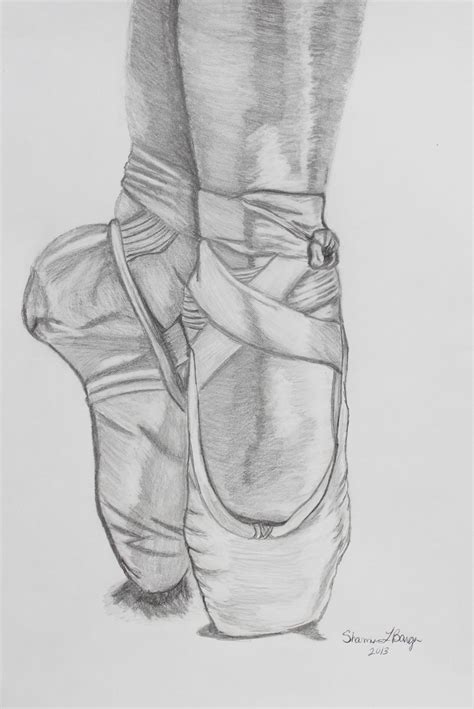 5.draw two circles on each shoe, and a small flower in the center. How To Draw Ballet Shoes Step By Step Easy ~ Drawing ...