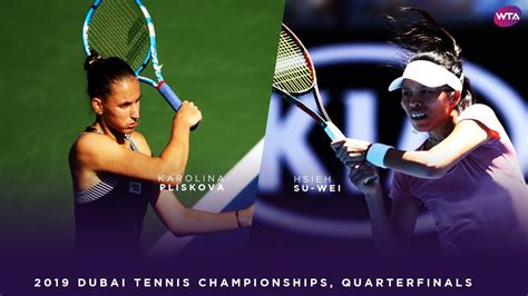 Click here for a full player profile. Highlights: Hsieh Su-Wei vs. Karolina Pliskova, QF - Dubai ...