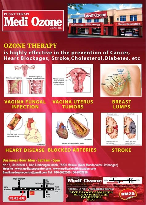 Ozone therapy can help people with chronic diseases including diabetes and cardiovascular diseases. medi ozone therapy SERVICES from Melaka Melaka City ...