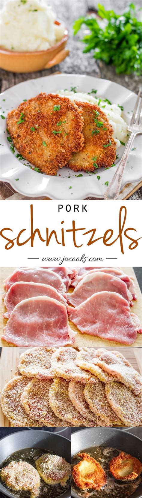 Leave the breaded meat rest on a cookie sheet or on a wire rack for a while (15 minutes) to give the breading a chance to adhere better. Pork Schnitzels - a super easy to follow recipe for these ...