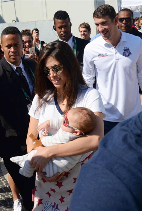 The olympic swimmer took to instagram on saturday to wish his super cute son boomer a happy 2nd birthday. Beaming Michael Phelps steps out with fiancée Nicole and their son | Celebrity News | Showbiz ...