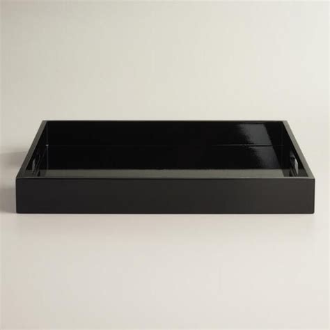 Find great deals on ebay for lacquer tray japanese. Black Rectangular Lacquer Serving Tray | Serving tray ...