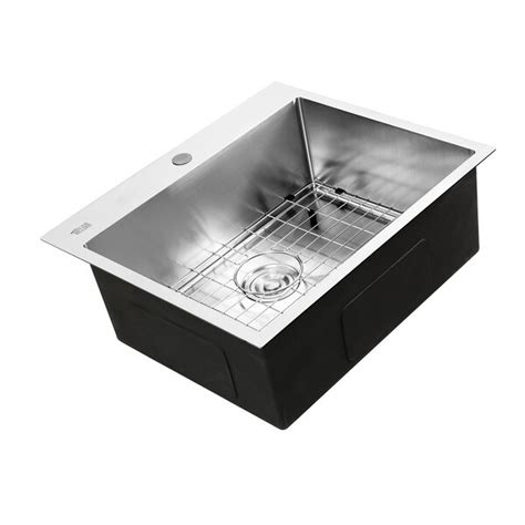 Selecting a stainless steel kitchen sink isn't only about looking at the style and shape. Ktaxon Top Mount 18 Gauge Deluxe Handmade Stainless Steel ...