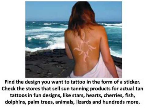 Sun and moon have always been one of the fundamental symbols in almost every culture since the beginning of the time. How to Get a Tan Tattoo - Tattoo Ideas - YouTube