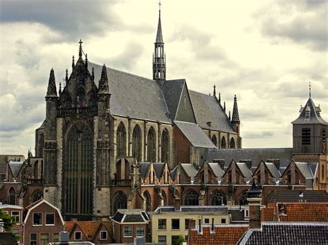 The brick church is dedicated to st. Hooglandse Kerk, Leiden | Flickr Meeting Leiden 13 juli ...