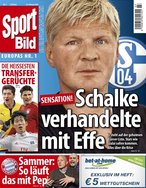 Alle news aus den bereichen fußball, bundesliga, formel 1, tennis und boxen. Springers "Sport Bild" beschenkt Leser zum 25. Geburtstag