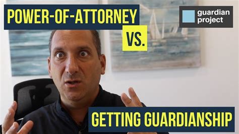 One who advises or represents others in legal matters as a profession. Power-of-Attorney vs. Guardianship - YouTube