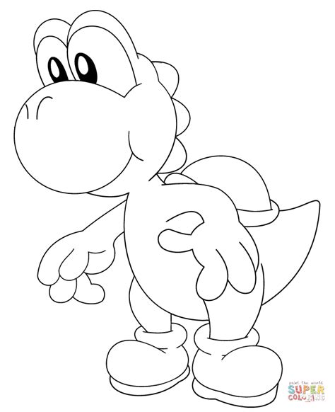 Free mario, yoshi, luigi super mario bros coloring pages to print. Super Mario Riding Yoshi Coloring Page - Coloring Home
