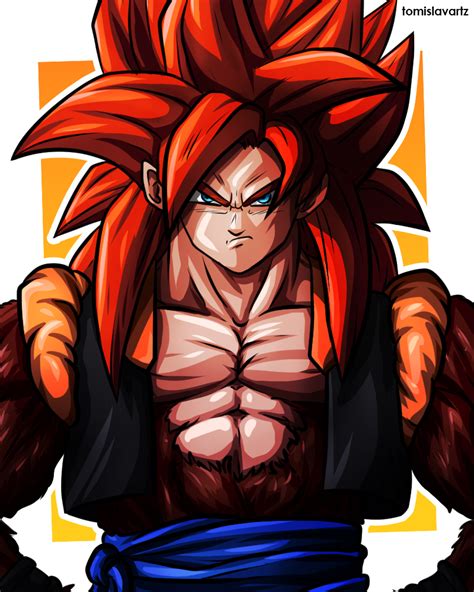 Pls note that this will only happen at the end of dragonball gt. Gogeta SSJ4 (Dragonball GT) by TomislavArtz on DeviantArt