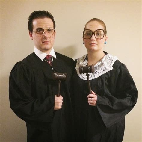 The views expressed are his own. Justice Scalia and RBG couple Halloween costumes. (With ...