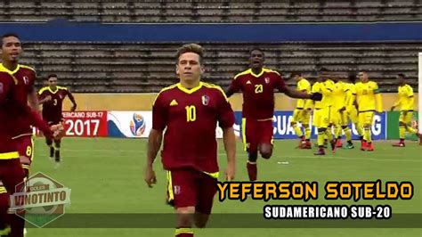 Mainly a left winger, he can also play as an attacking midfielder. Goles Vinotinto │ Gol de tiro libre de Yeferson Soteldo │ Colombia 0-1 Venezuela - YouTube