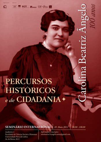 Portuguese physician and the first woman to vote in portugal. Conversa, muita conversa: Carolina Beatriz Ângelo ...