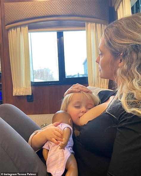 Teresa palmer and husband mark webber have welcomed their third child and first daughter on friday, the couple announced on instagram saturday. Teresa Palmer breastfeeds her 21-month-old daughter Poet ...