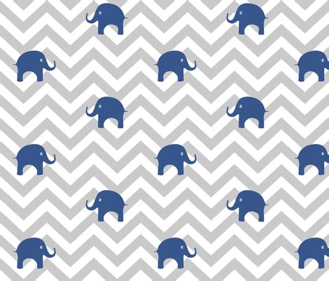 Looking for the best blue and white chevron wallpaper? Baby Elephants in Blue and Gray Chevron wallpaper ...