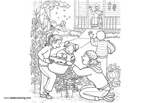 Vegetable coloring | vegetables coloring pages. Vegetable Garden Coloring Pages - Free Printable Coloring Pages