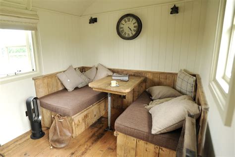 Inside you have a blank canvas to create a unique and bespoke space. Pin by Jo Onslow (Bourne) on Shepherds Hut Office ...